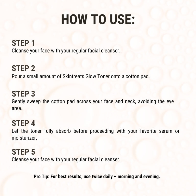 Skintreats Glow Toner | Infused with 5% Glycolic Acid