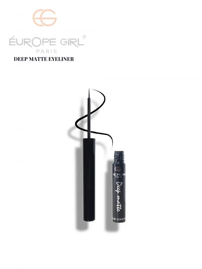 Éurope Girl Deep Matte Liquid Eyeliner | Black | 4.5g