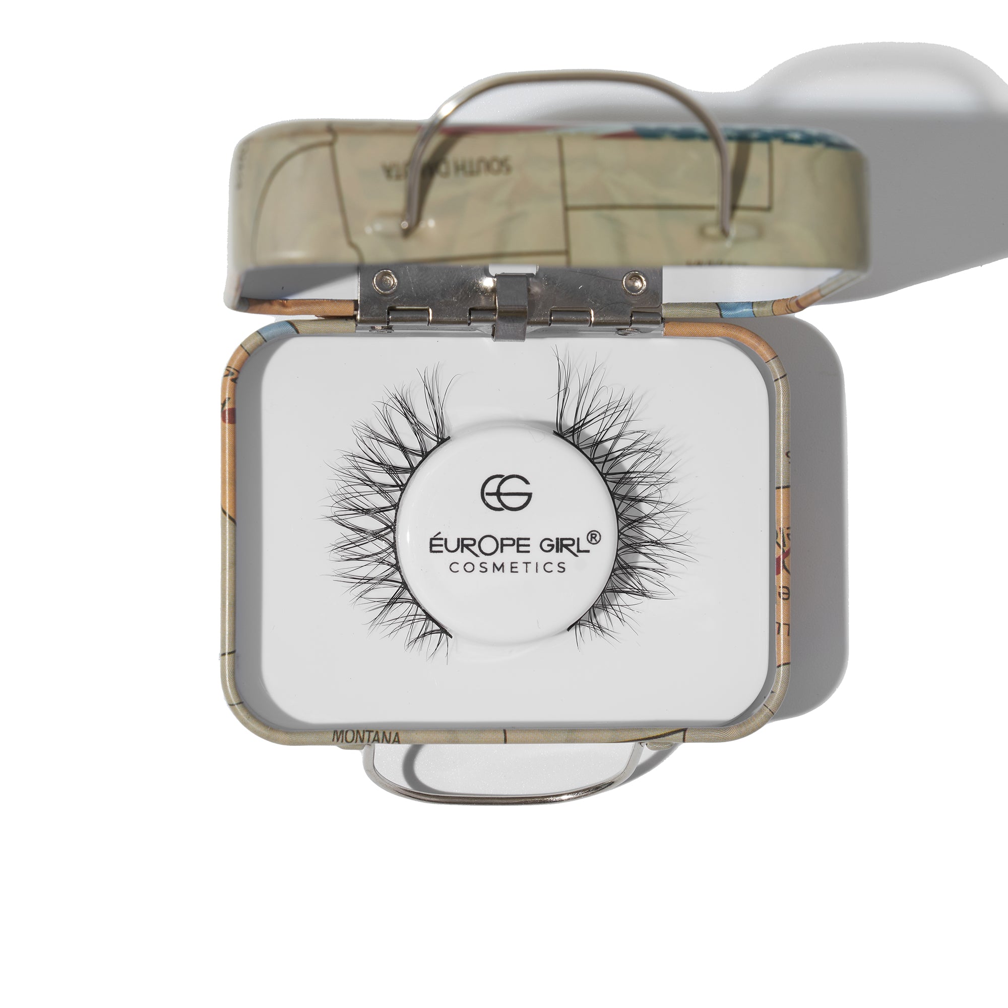 Clear Band Fluffy 3D Mink False Eyelashes | Trunk Case for Stylish Storage