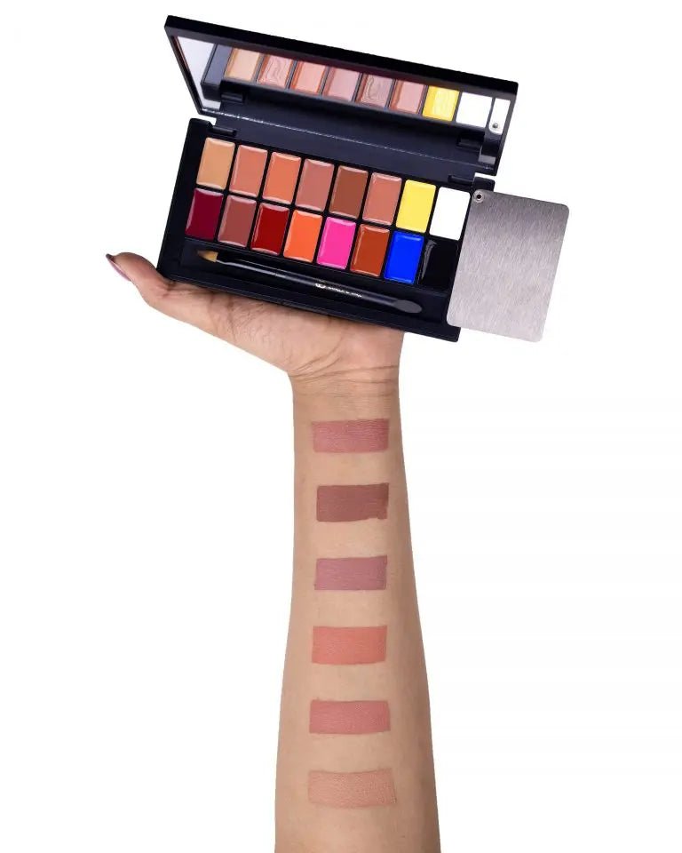 Kiss Me Lip Palette | 16 Creamy Matte Shades