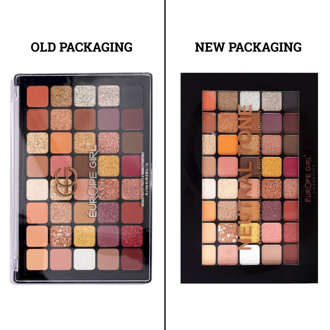 40 Color Eyeshadow Palette – Neutral Tone