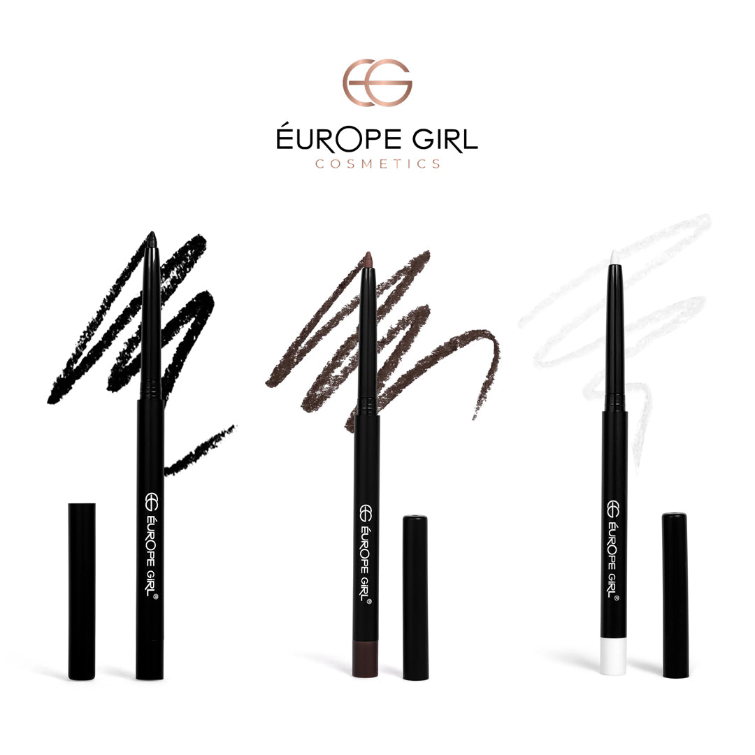 Easy Glide Eye Pencil Combo - Black, Brown and White