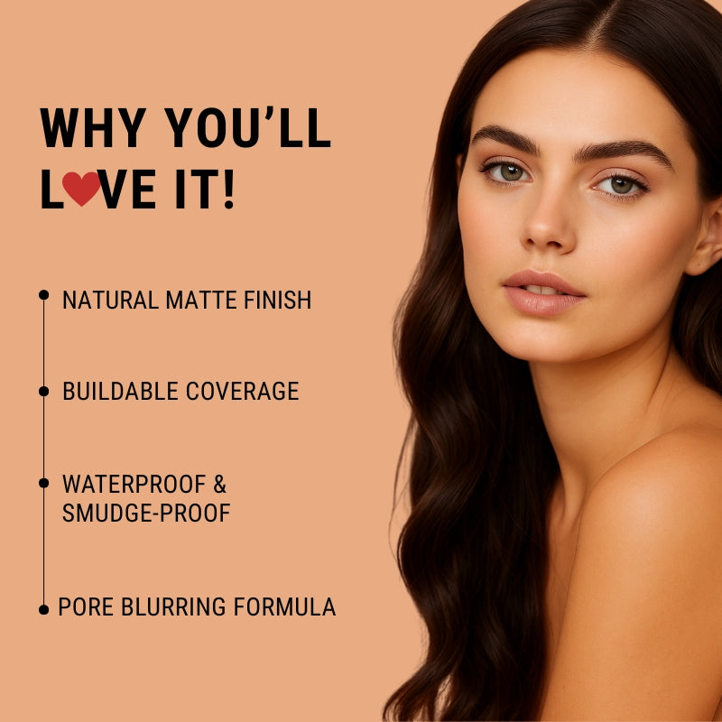 Long-Wear Matte Cover Foundation | With SPF 15