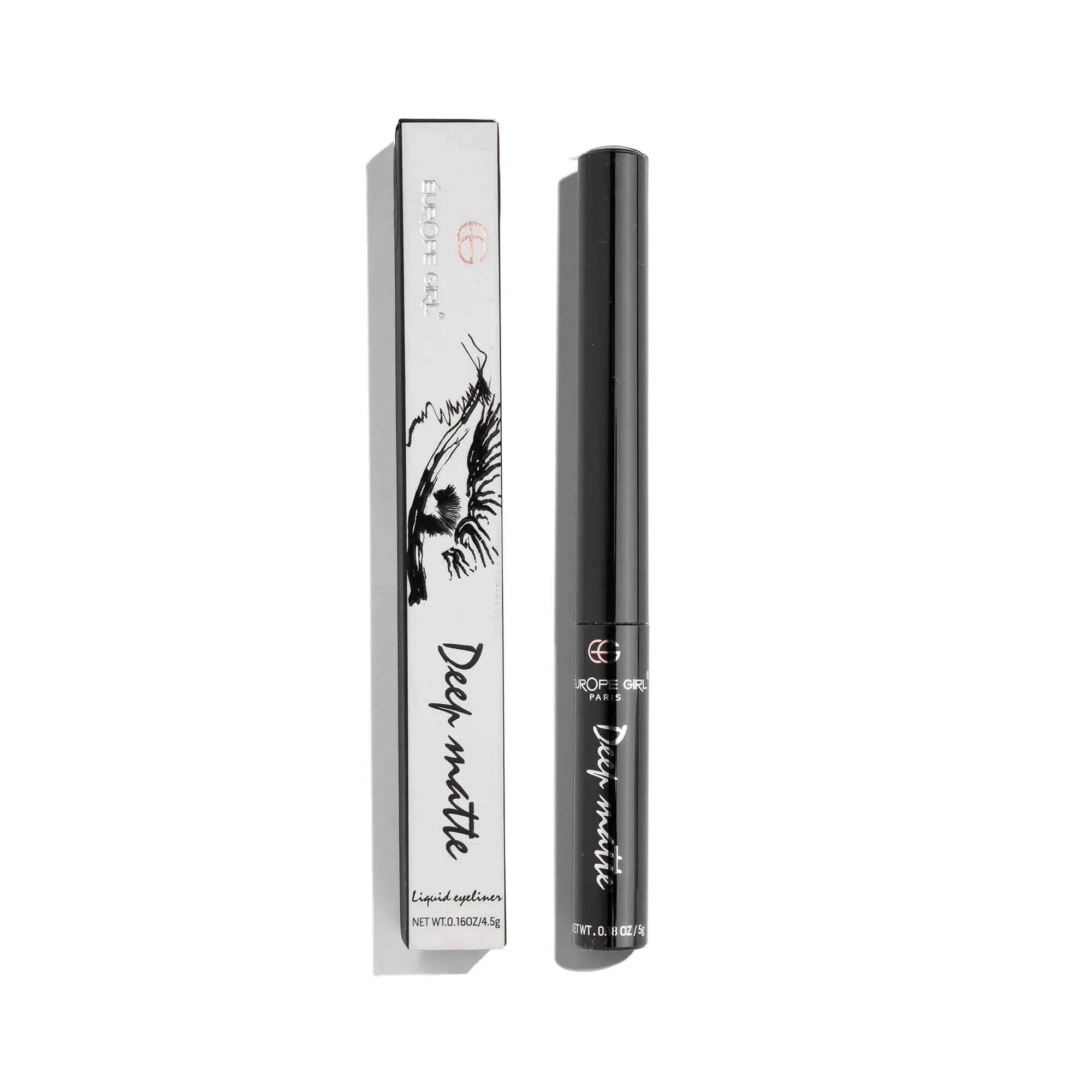 Éurope Girl Deep Matte Liquid Eyeliner | Black | 4.5g