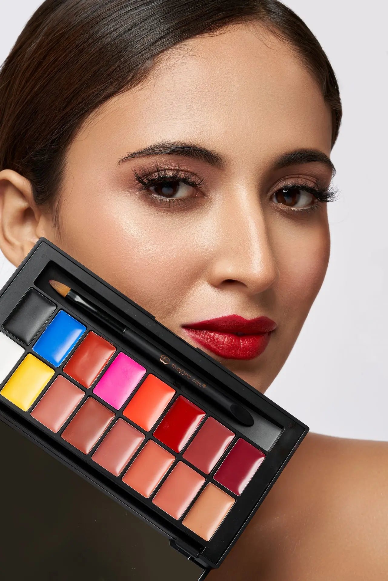 Kiss Me Lip Palette | 16 Creamy Matte Shades