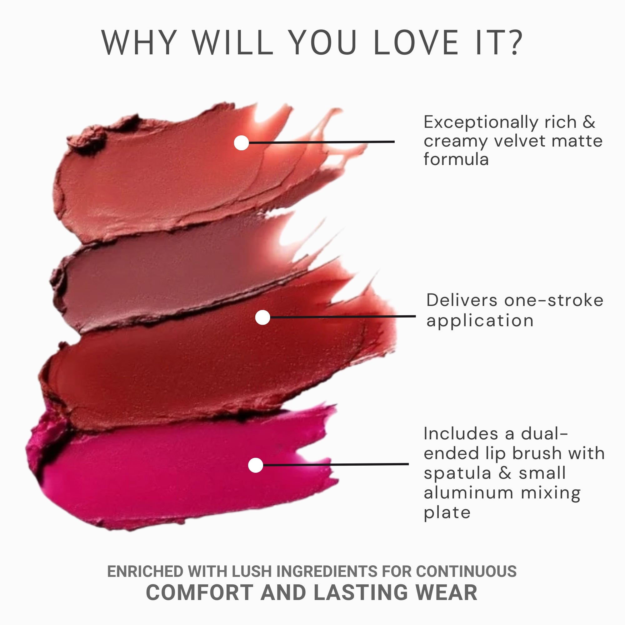 Kiss Me Lip Palette | 16 Creamy Matte Shades