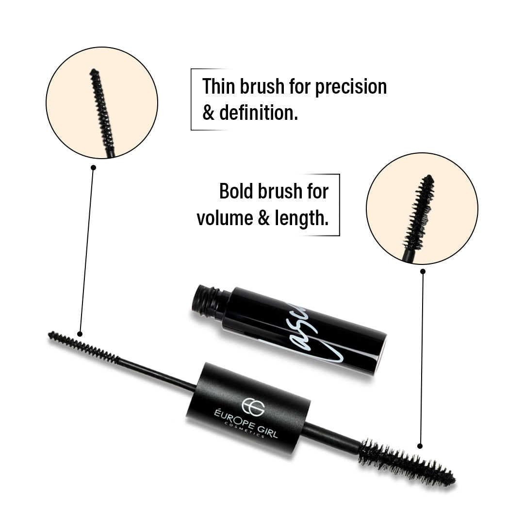 Éurope Girl Water proof Mascara  2 in 1