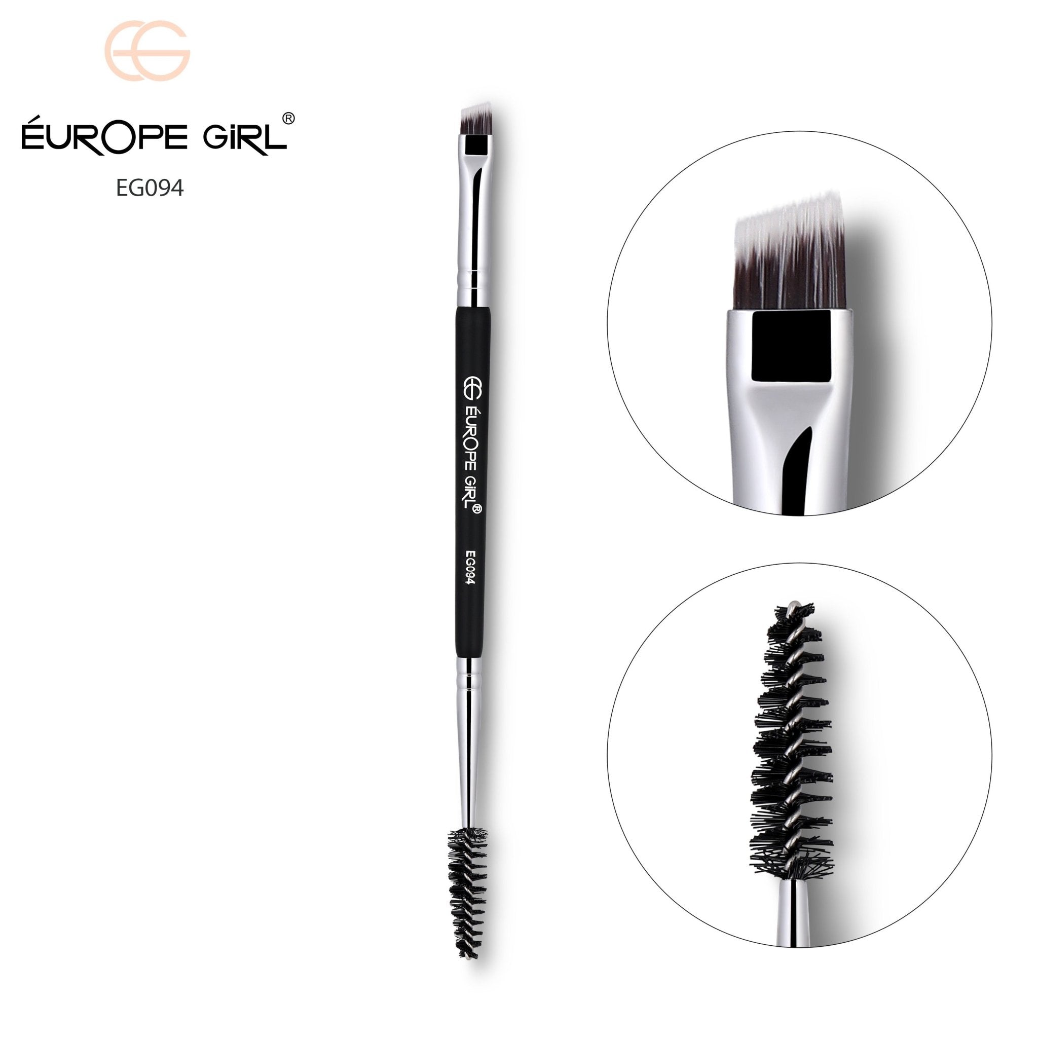 94 Double Ends Angled Eyebrow Brush & Spoolie Brush