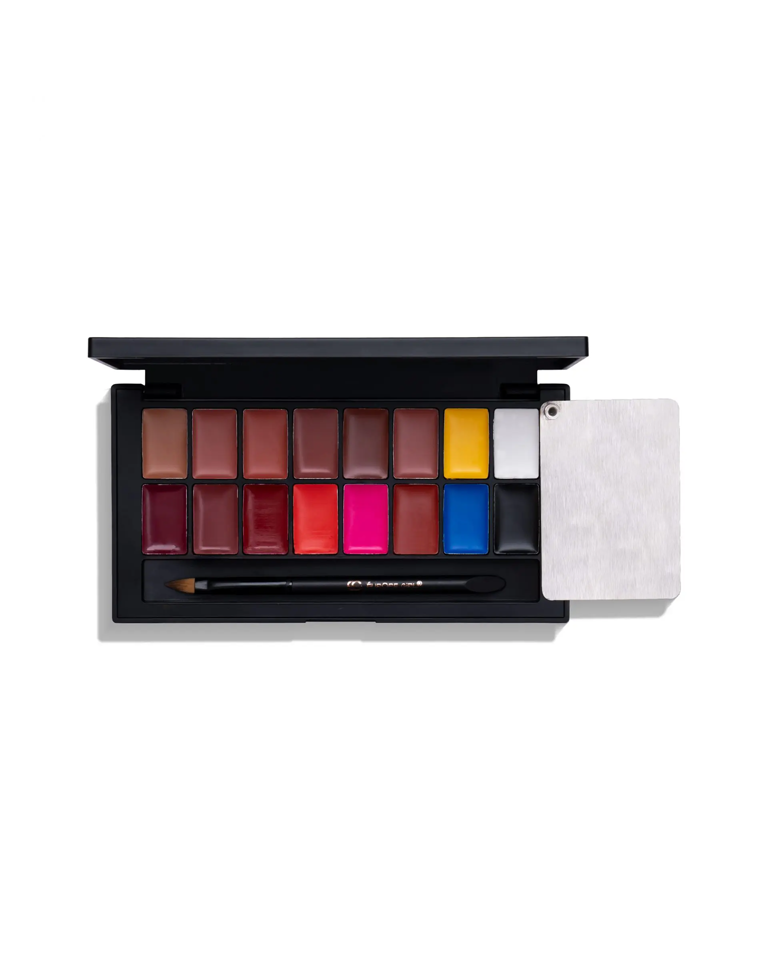 Kiss Me Lip Palette | 16 Creamy Matte Shades, One-stroke Intense Pigment