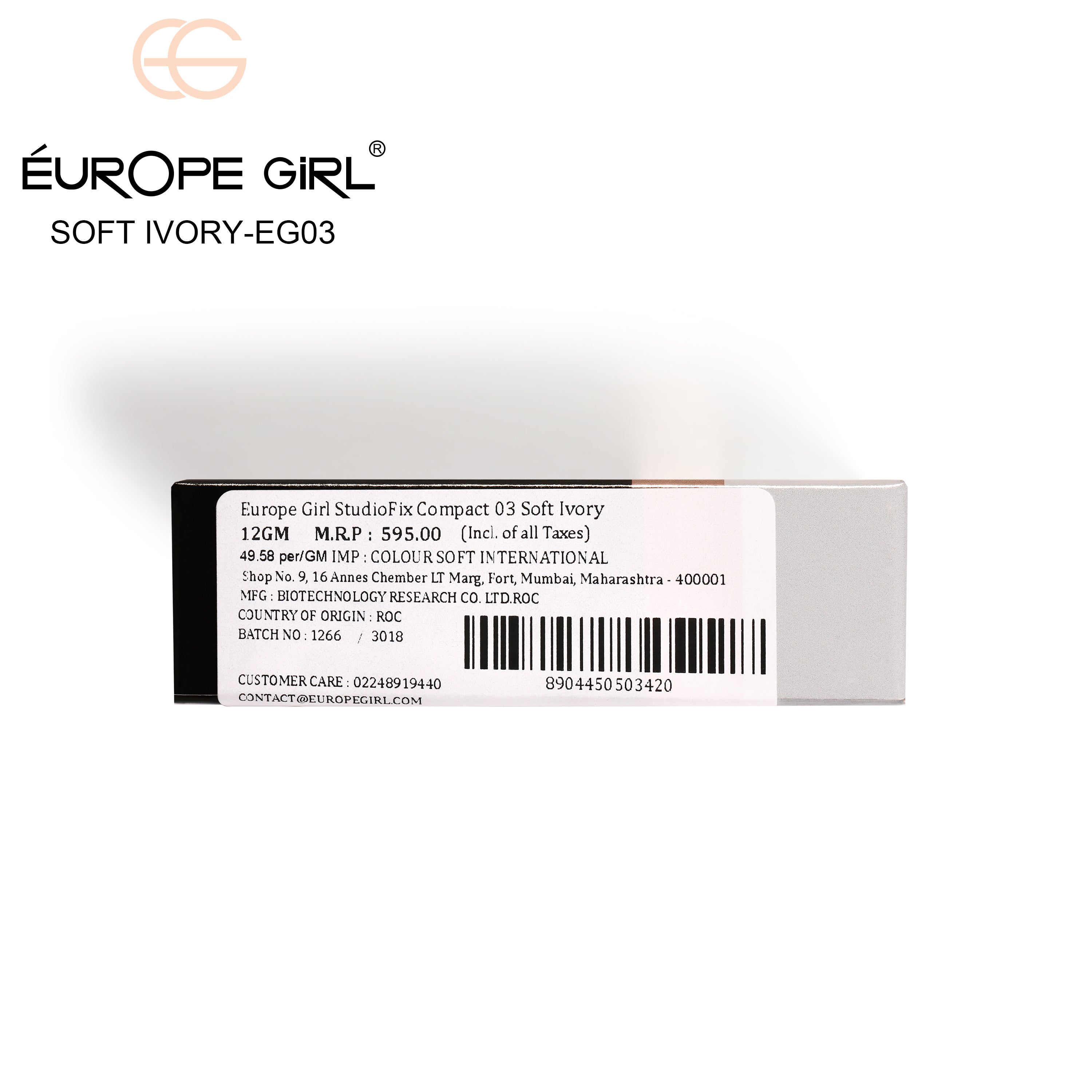 #Color_Powder EG03 Soft Ivory