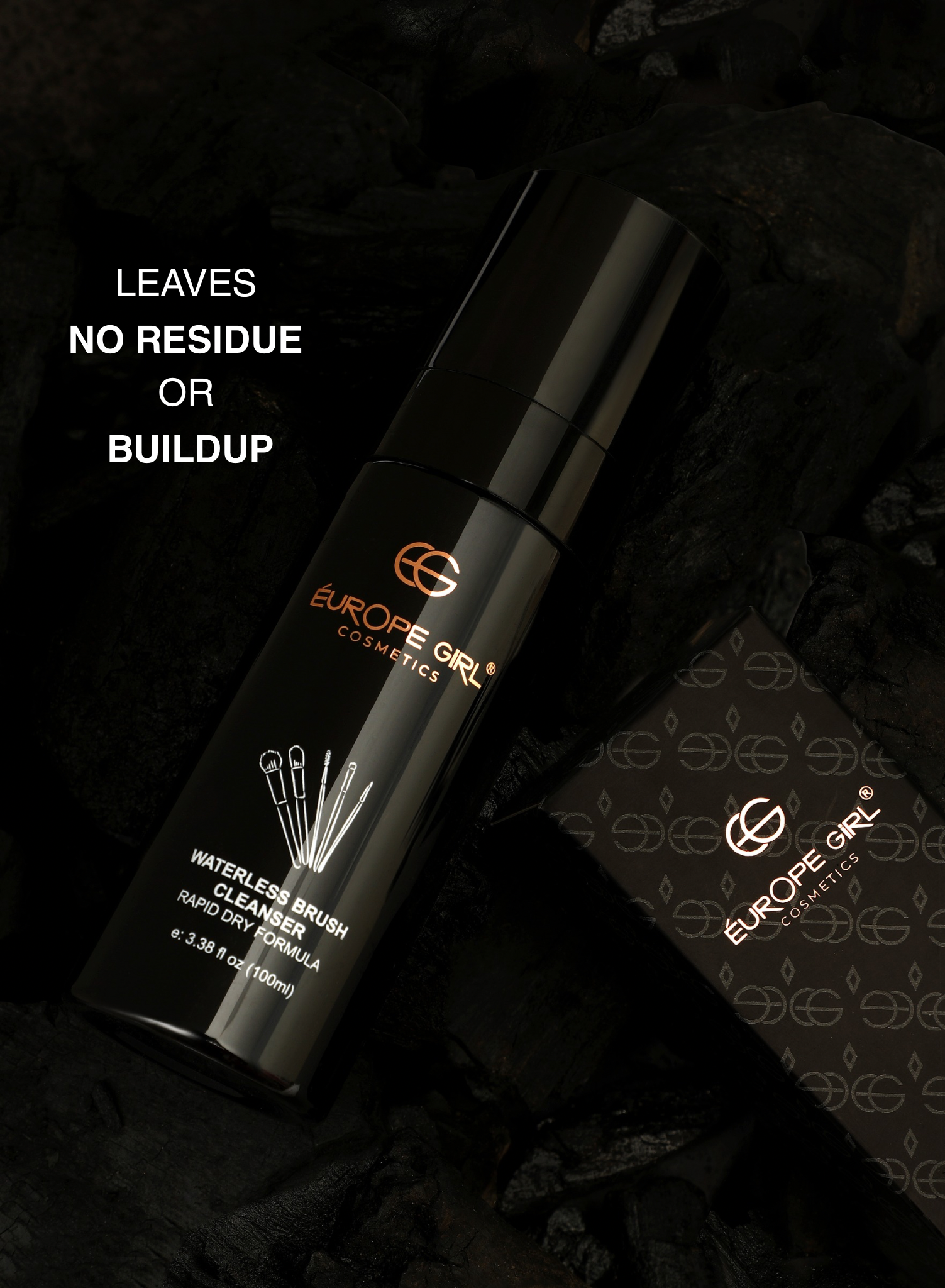 Instant Brush Cleanser | Brush Cleaner Spray | Waterless Brush Cleanser | Rapid Dry Formula | 100ml