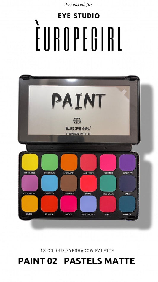 Paint Eyeshadow Palette (Pastel Matte)