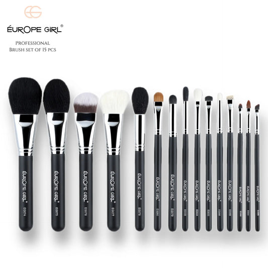 Professional Makeup Brushes Set of 15 Pcs.